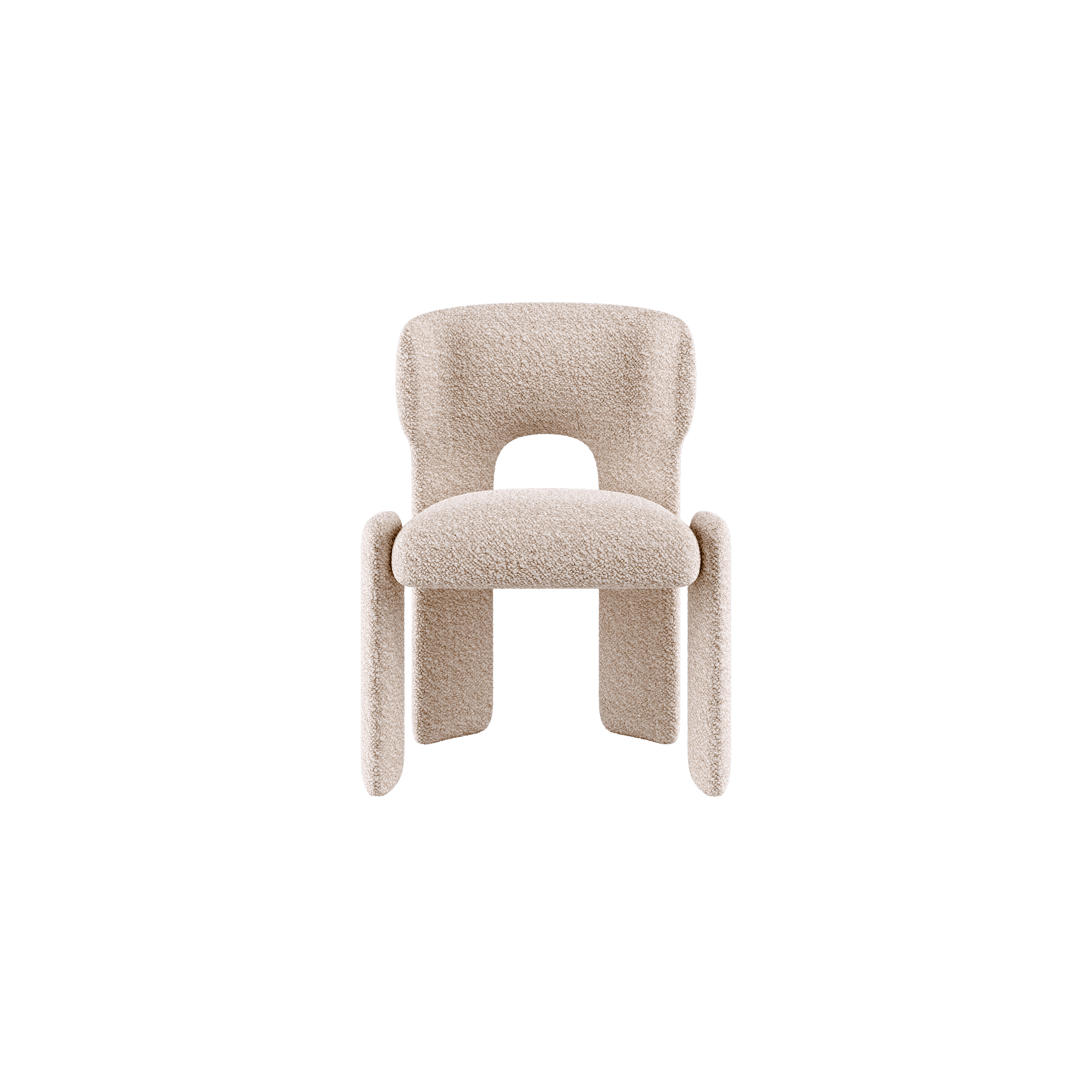 Boucle Dining Armchair