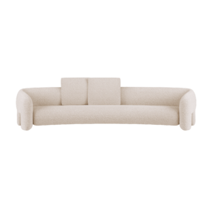 Boucle Open Arms Sofa