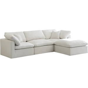 Justin 3pc Sectional with Ottoman