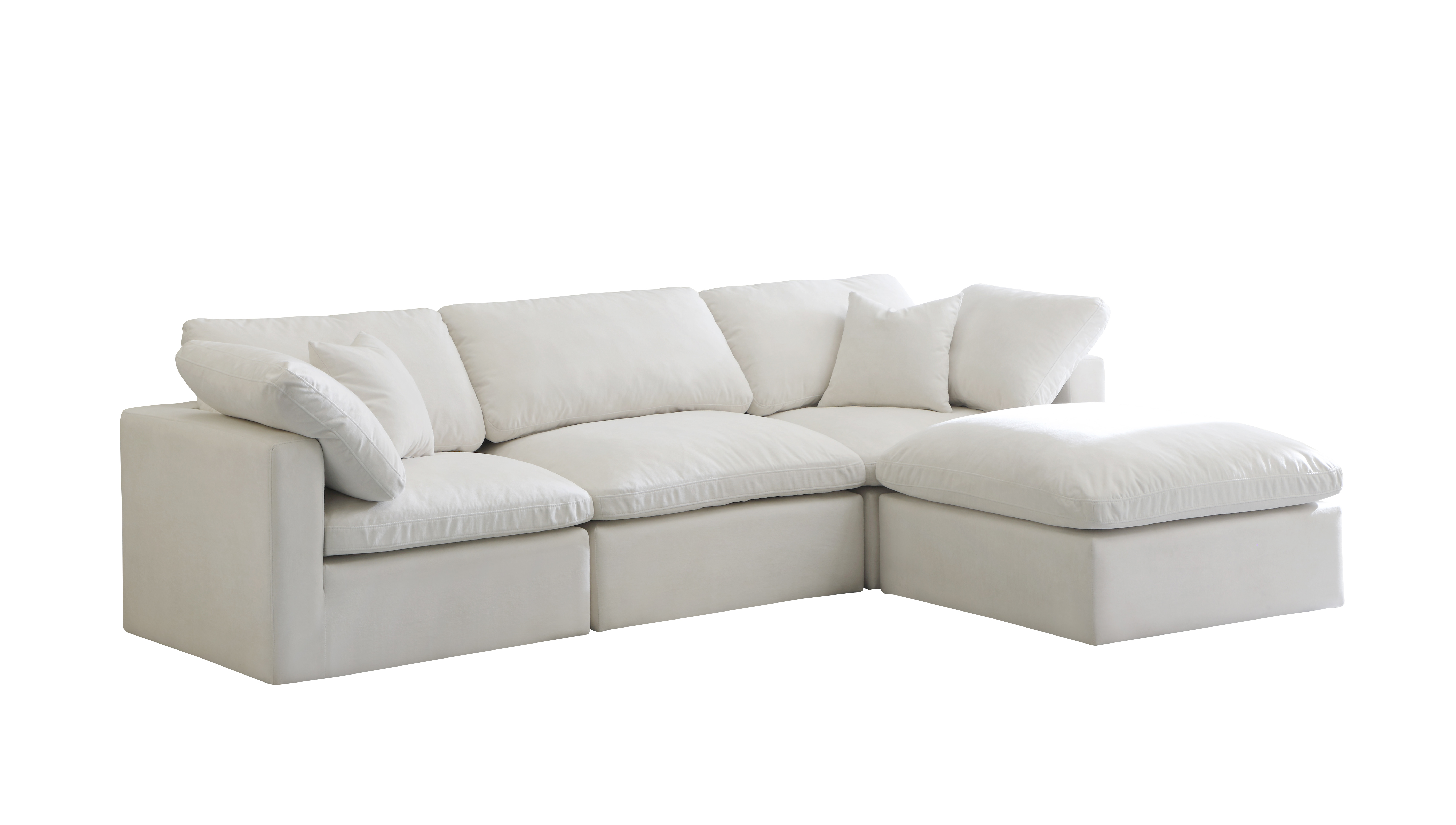 Justin 3pc Sectional with Ottoman