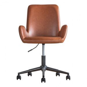 Alton Leather Swivel Chair