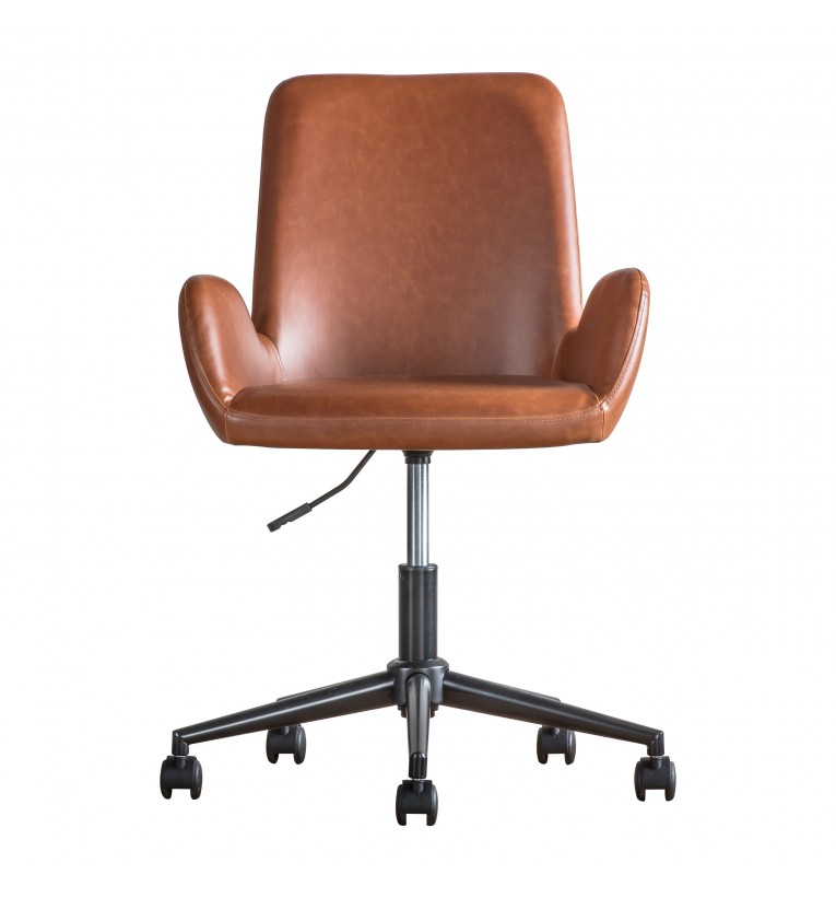 Alton Leather Swivel Chair