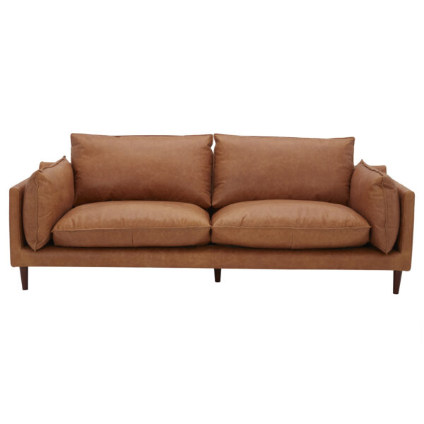 Vincent Leather Pouf Sofa