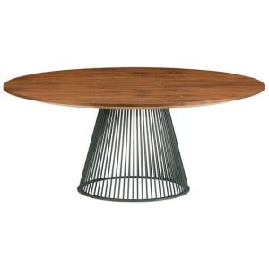 Lopez Steel-Framed Round Dining Table