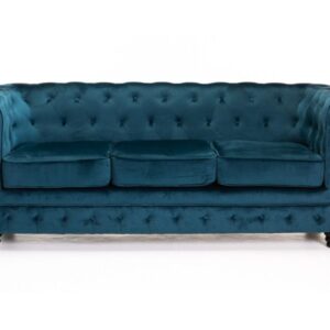 Archie Chesterfield 3 Seater Velvet Sofa