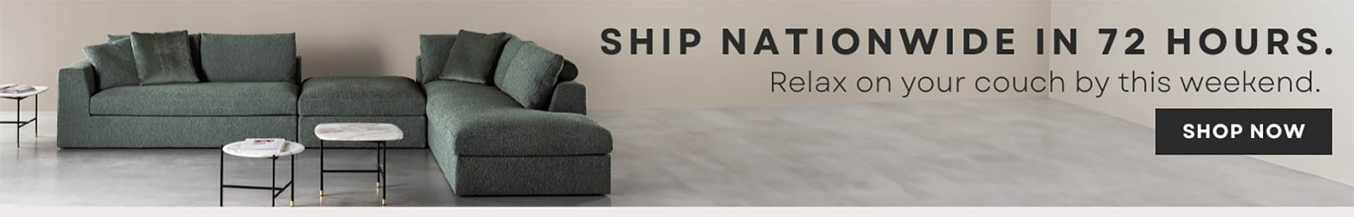 Grey & Black Modern Minimalist Furniture Promo Document - 1