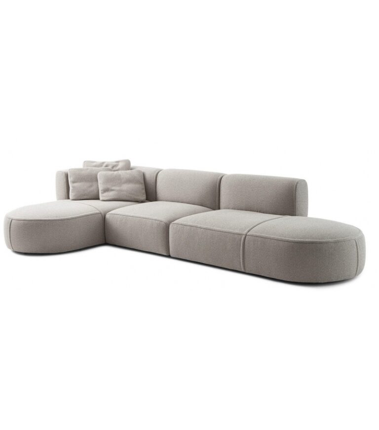 Sofa Module Rounded Becca Modular Rounded Edge Velvet Sofa Suite – Lifestyle Home