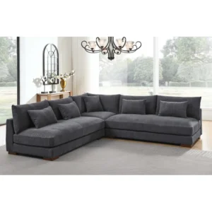 Caileigh+3+-+Piece+Corduroy+Sectional