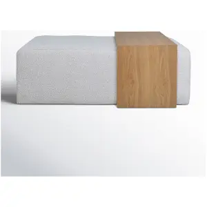Modern+Rectangular+Ottoman+With+Wood+Accent+-+Elegant+Plywood+&+Larch+Wood+With+Oak+Veneer