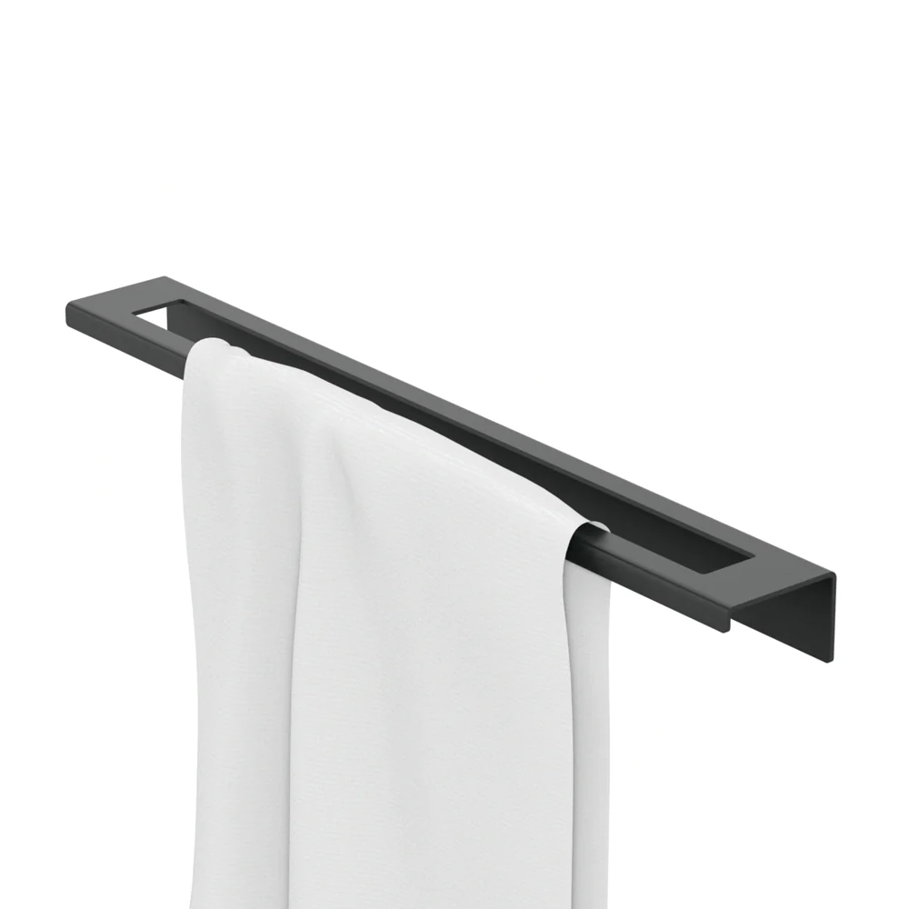 Vesper-black-no-drill-towel-rack-large