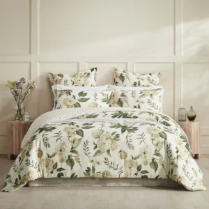 DC2371GraciousLivingEvelynCottonLinenDuvetCoverSetMultiColoured